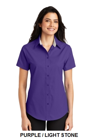 Port Authority - Ladies Short Sleeve Easy Care Shirt. (L508)